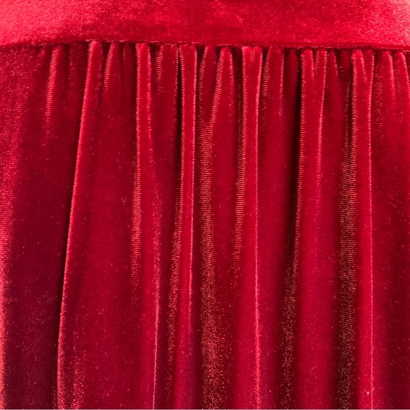 LAUNDRY by SHELLI SEGAL | Tie-Neck Velvet Shift Dress Size 6 - Picture 8 of 10